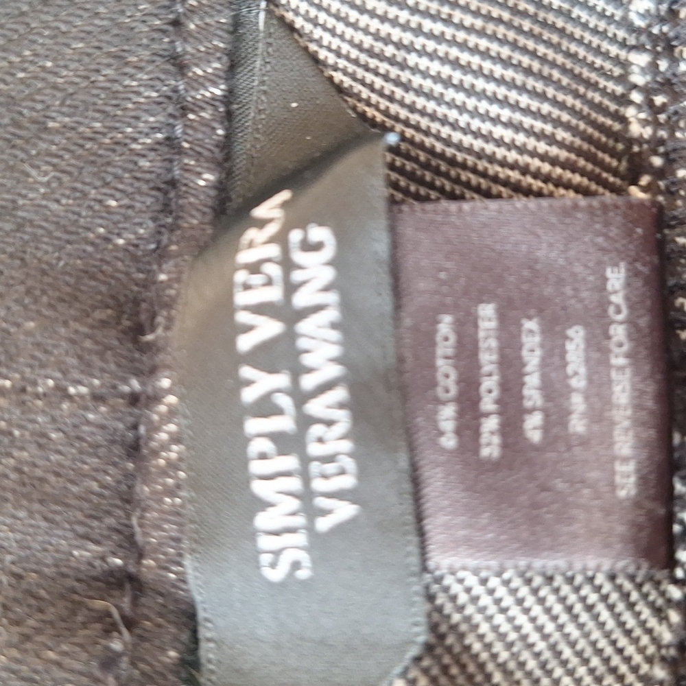 Simply Vera Vera Wang Black Jean Jeggings Pants Size S - Picture 5 of 8